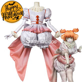 【In Stock】Movie It Cosplay Loli Pennywise Costume Costumes